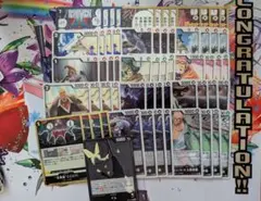 ワンピースカード　イム　デッキパーツ　黒　天竜人R以下　4コン　受け継がれる意思