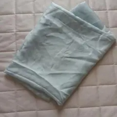淡い緑色のヒンヤリとしたシフォン生地