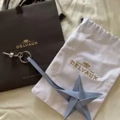 DELVAUX デルヴォー レザー チャーム ストラップ 星