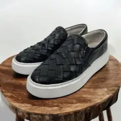 未使用級✨ STACCATO レザー イントレチャート スリッポン 23.0