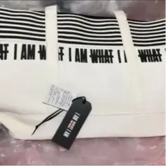 AAA - I AM WHAT I AM 與真司郎 トートバック白 AAA 與真司郎 トートバッグ トークショー - メルカリ
