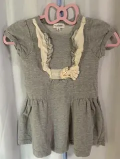 JILL STUART グレー 半袖ワンピース 90