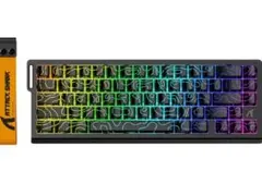 【新品/動作◯】ATTACK SHARK X68 HE RGBラピッドトリガー