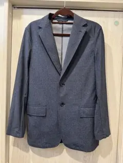 洋服の青山×ゼロプレッシャー　セットアップ ネイビー系　美品✨