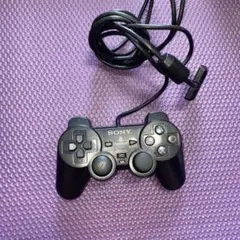 SONY PS2 有線コントローラー 黒