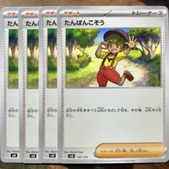 ポケカ たんぱんこぞう 4枚 ポケモンカードゲーム