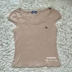 【美品】バーバリーブルーレーベル　BURBERRY　サマーニット　38