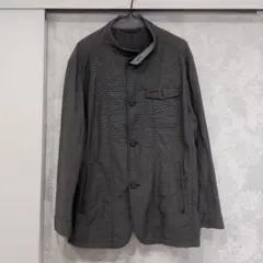 美品♥CROCODILE スタンドカラーナイロンジャケット グレー