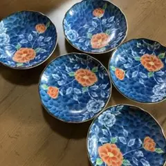 レトロ！寿山窯！蓋付き！お鉢！ 昭和レトロ 有田焼 寿山窯 小鉢5客 ＋ 小皿3枚 セット - メルカリ