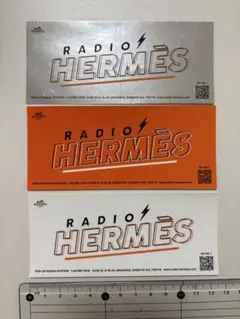 エルメス HERMES 非売品 ステッカー 3枚セット