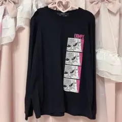 ドフラミンゴ example tシャツ ロンt 黒 M ワンピース