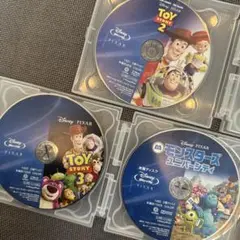 ディズニー Blu-ray 3作品セット （購入時のケースなし）