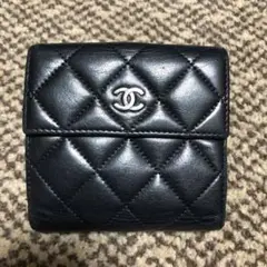 CHANEL ラムスキン マトラッセ ミニウォレット