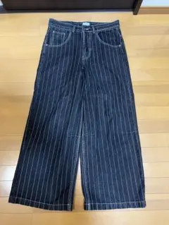 Bless u 完売品　ストライプバギーデニム　ブラック