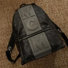 超希少 MCM バック黒灰レザー