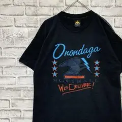 USA製90sヴィンテージTシャツ！シングルステッチ　ブラック半袖古着　L 29