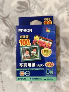 新品 未使用品 未開封品 EPSON 写真用紙 L判 KL100PSK
