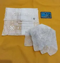 値下げしました！スワトー　ハンカチ2枚セット SWATOW スワトー刺繍 ハンカチ 2枚セット - メルカリ