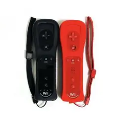 Wii リモコン モーションプラス 赤 黒 2本セット