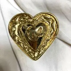 【CHRISTIAN LACROIX】ラクロワ ヴィンテージ ハートブローチ
