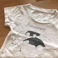 子供服 グラニフ Tシャツ アリクイの親子柄 90センチ おしゃれＴシャツ