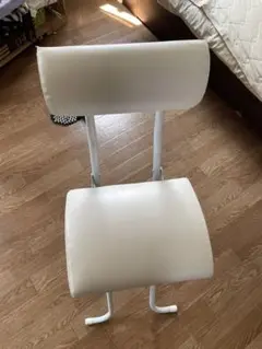 ホワイト 折りたたみ椅子