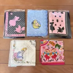 【新品未使用】ディズニー 不思議の国のアリス ハンカチセット②