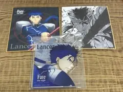 【Fate】 ランサー グッズ セット（色紙2枚、アクリルキーホルダー1個）