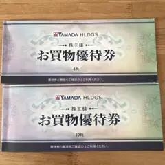 ヤマダ電機 優待券10枚 5000円分