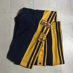 adidas ジャージ　Lサイズ　ネイビー/イエロー
