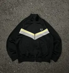 80s ポルトガル製 FRED PERRY トラックジャケット ブラック 復刻