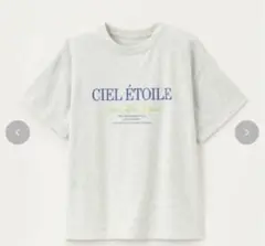 しまむらterawear ロゴ刺繍　Tシャツ　グレー　てらさん