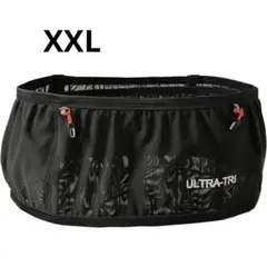 ランニング ウエストポーチ ウエストバッグ マラソン XXL ブラック