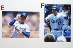 大谷翔平☆1000本安打ショット　2L判写真　2枚セット　E・F　バラ売りします