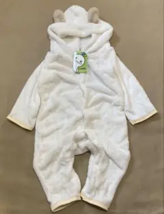 未使用　着ぐるみロンパース　うさぎ　白　100