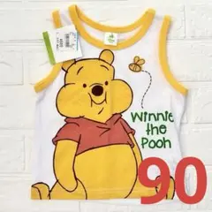 西松屋 ディズニー くまのプーさん タンクトップ ノースリーブ サイズ90