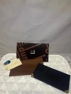 新品未使用 dunhill ダンヒル 長財布 レザー 黒 箱・袋・カード付き