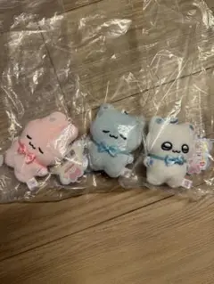 きゅあるん　3点セット　マスコット　タイトー　クレーンゲーム　くま　うさぎ