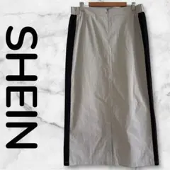 レディース 大きいサイズ SHEIN XL バイカラー ロング タイトスカート
