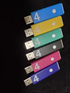 SANDISKカラフル 4GB USBメモリ 6個セット