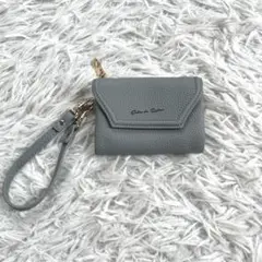 極美品◆SALON de RUBAN/サロン ド ルヴァン キーケース　グレー