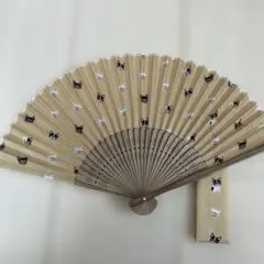 フレンチブルドッグデザイン扇子
