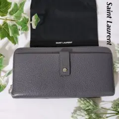 美品 Saint Laurent サンローラン 長財布 SAC DE JOUR
