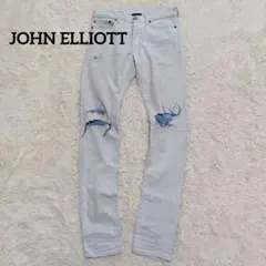 JOHN ELLIOTT デニム Y2K ダメージ加工 フェード ジーパン