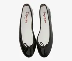 未使用レベル・repetto・バレエシューズ・サンドリオンヴィーガン38 黒