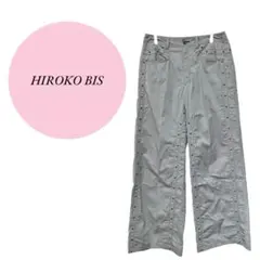【ヒロコビス】HIROKOBIS♡ワイドパンツ♡スナップボタン飾【9】カジュアル