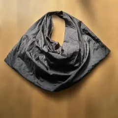 灰汁/aku 黒いトートバッグ 折りたたみ可能