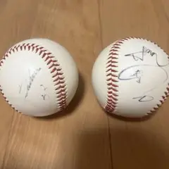 山川穂高&森友哉の直筆サインボール