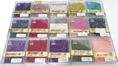 空103　デリカビーズ　20g角ケース　使用途中品　15個セット　お買い得品