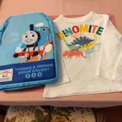 トーマス ナップザックと恐竜Tシャツセット12〜18ヶ月2個セット
